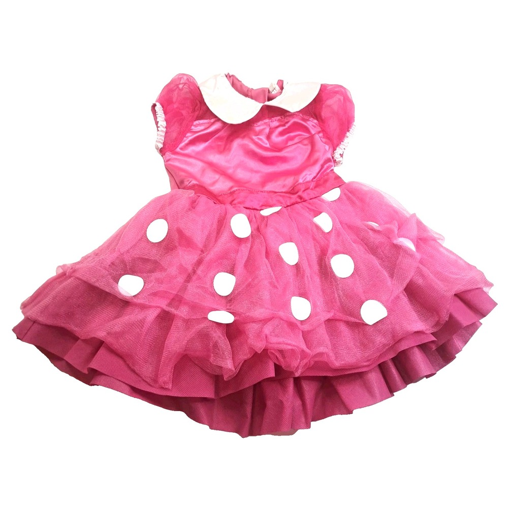 Disney Jr. Minnie Mouse Toddler Girls 3T Halloween Costume Pink Dress Cosplay